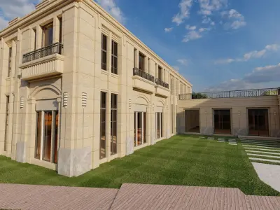 Building office-Modern office 3D model