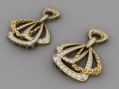Earring 07 3D print model