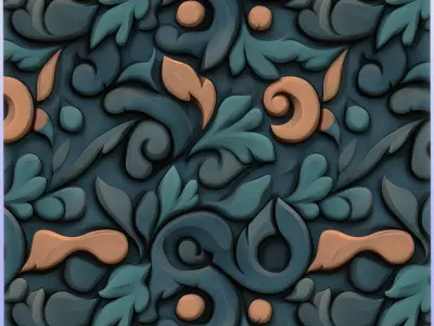 Stylized Ornaments Seamless Texture Texture