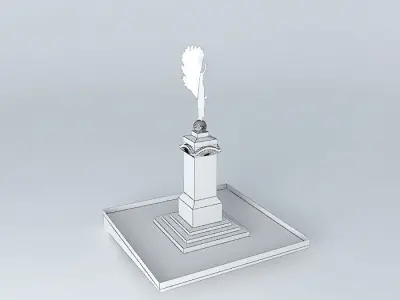 Peace Statue 3D model