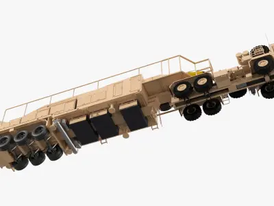  Sejjil Ballistic Missile with BAZ 64022 Hauler 