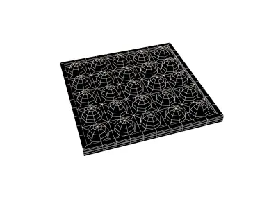 Push Bubble v1 001 Low-poly 3D model