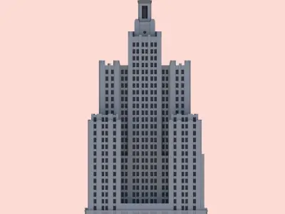 Industrial National Bank Building Free 3D print model
