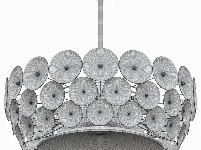 Anzazo chandelier Low-poly 3D model