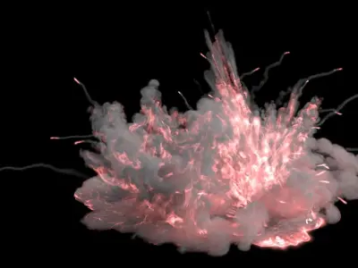 Carpet Bomb VDB 3D model