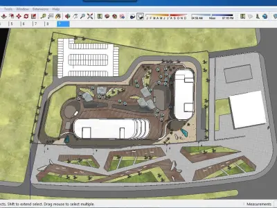 Sketchup Shopping Center A5 3D model