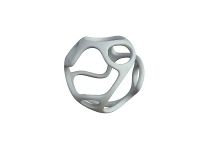 SciFi Cube Object No 39642 Low Poly Shape Texture