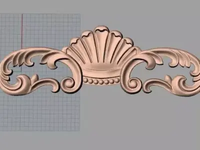Artcam Aspire 3D relief models STL Files used for CNC E588 3D model