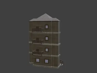 House Model 89 Low-poly 3D model