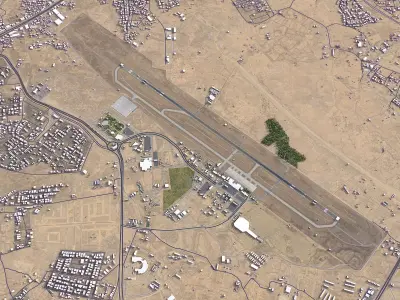 Abha - Airport - AHB Low-poly 3D model