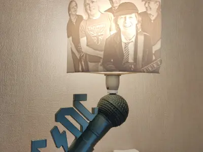 Lampe ACDC et litophane  3D print model