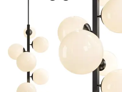 MOONGLOW VERTICAL CHANDELIER Low-poly 3D model