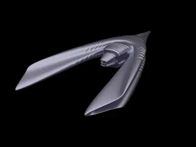 3D Printable Model of Space Ship NYO 3D print model