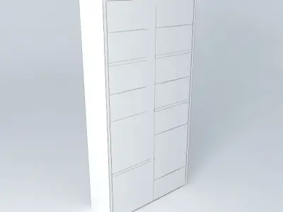 Shelf Cabinet DOORS HREG4FS 22 12 BRW Milano Oak 3D model