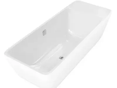 White Bath Tub 3D model