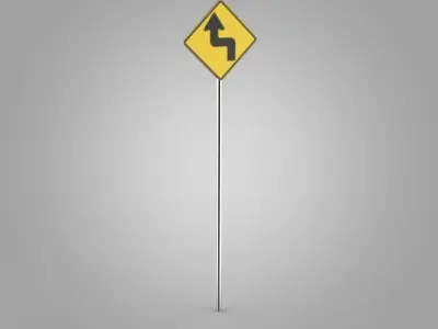 38 Street Signs 3D model