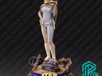 Star Wars Diorama 3D print model