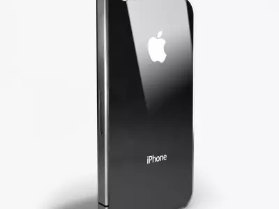 iPhone 4S with simcard 3D model