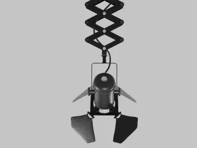Pantograph spotlight 3D model