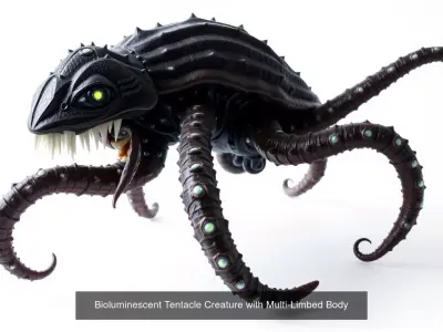 Fantasy and Cybernetic Beast-Like Monsters Pack