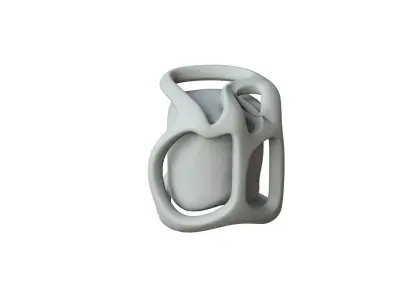 SciFi Shape Object Low Poly86 Low-poly 3D model