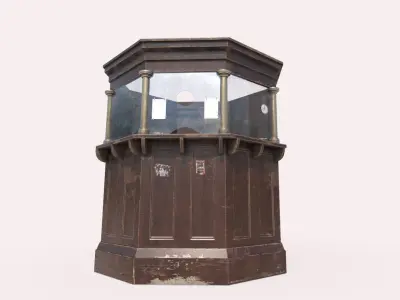 Ticket Booth 3D model