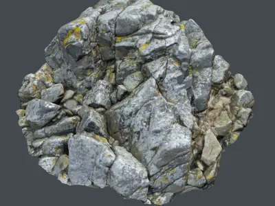 Cliff pack F bundle 3D model