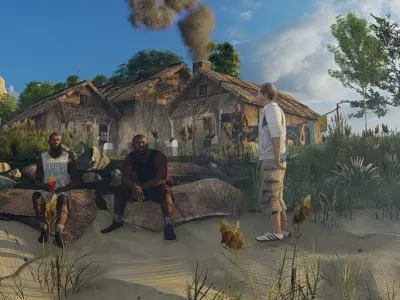 Village Design 2 Low-poly 3D model