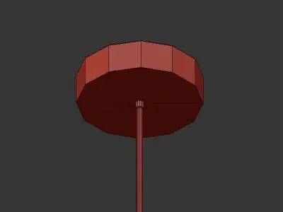 Pendant concrete 3D model