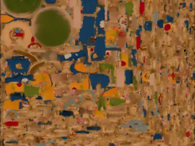 Traditional Farm Scarecrow 3D Model Whimsical Harvest Prop Low-poly 3D model