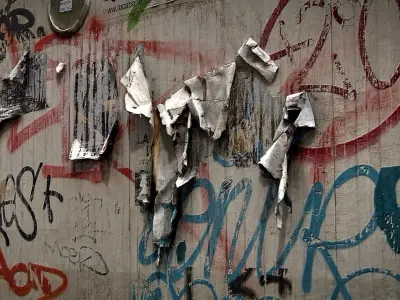 Abandonned prefab cabin Low-poly 3D model