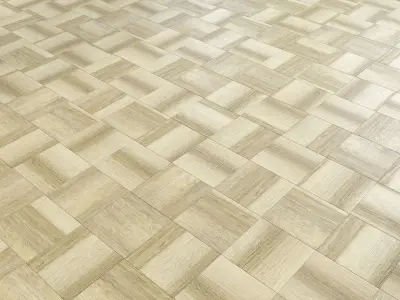 Parquet - Laminate - Wooden floor 2 in 1 Low-poly 3D model 41