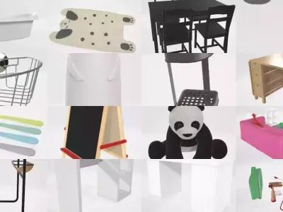 Mega collection of great 3D assets 3D Model Pack