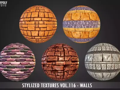 Walls Vol 116 - Stylized Textures Texture