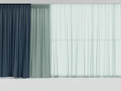 best 10 curtain collection  3D model