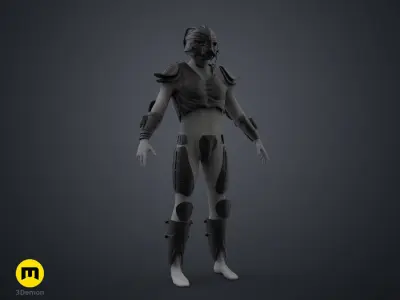 Kull Warrior Set- Stargate 3D print model