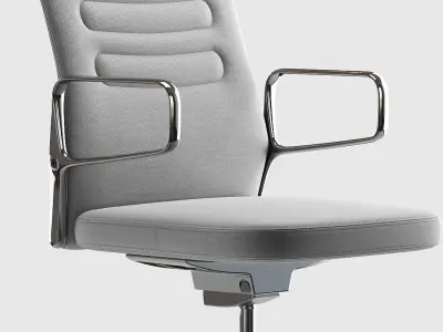 Vitra Ac 5 Studio Chair In Light Gray and Sierra Gra 3D model