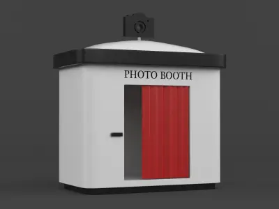 Photo Booth 3D model