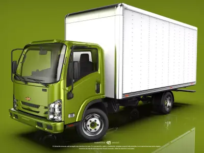 Chevrolet Isuzu NPR 2018 3D model