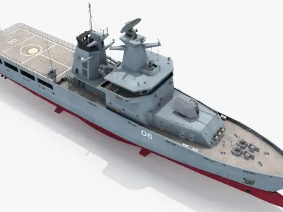  Lurssen OPV 80 Patrol Vessel 