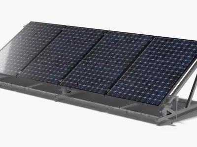 Solar Cell 3D model