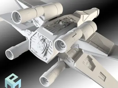 XWing for 3D Printing 3D print model