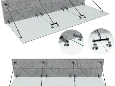 GLASS CANOPY NO15 A 3D model