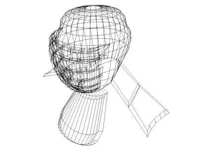 Martial-Art Headguard Type 4 3D model