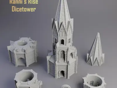 Ranni s Rise dicetower 3D print model