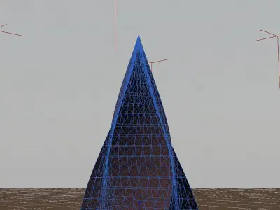 Spire building 3D model