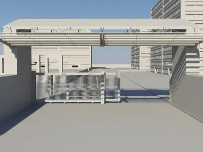 Housing society Free 3D model