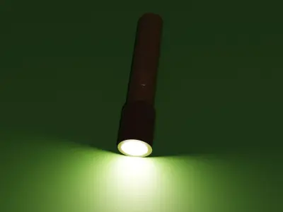 Torch Type 1 Low-poly 3D model