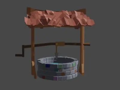 Medieval Well  3D model