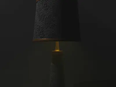 Modern Table Lamp high quality  PBR Low-poly 3D model